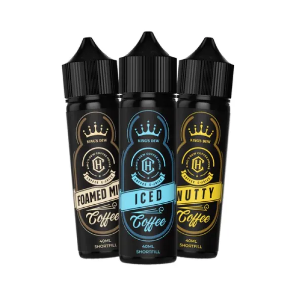 KING'S DEW COFFEE HOUSE E-LIQUID DO KRÓTKICH NAPEŁNIAŃ